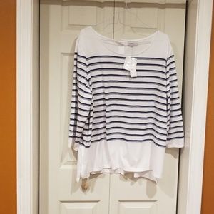 Liz Clairborne striped knit top